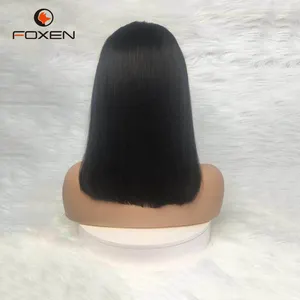 2x6 Lace Closure Bob Wigs Vietnamese Straight 2x6 Hd Lace Closure Wig Glueless Pre Plucked Melt Skins Lace Wig for Woman