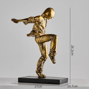 Nhự<span class=keywords><strong>a</strong></span> đường nhảy mú<span class=keywords><strong>a</strong></span> cúp vũ công bức tượng thể thao cúp giải thưởng trang trí bàn nhà - Product Image 2