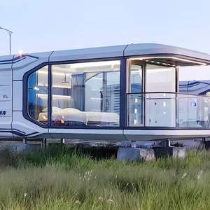 Casa de cápsula espacial pequeña contenedor prefabricado modular inteligente para Apple Warehouse o Hotel Cabin Living - Product Image 1