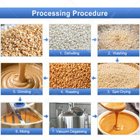 Machine à moudre le tahini traditionnelle professionnelle OCEAN, moulin colloïdal, ligne de production de tahini de sésame