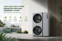 Pompe à chaleur R290/06ZR/18.4kW haute efficacité pour chauffage, refroidissement et ECS, faible bruit, certifiée RoHS CE CB ERP A+++, pour maisons et usines en Europe et en Amérique