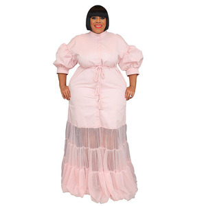 Nouvelle Robe Cardigan Élégante Mi-Longue en Maille à Manches Courtes pour l'Automne, Modèle Européen et Américain, Grande Taille, Décolleté Plongeant - Product Image 2
