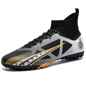 Zapatillas <span class=keywords><strong>de</strong></span> Fútbol Profesionales <span class=keywords><strong>Baratas</strong></span> Originales con Tacos Plateados para Entrenamiento Deportivo en Césped Artificial, Ligeras y Suaves para Hombre y <span class=keywords><strong>Mujer</strong></span> - Product Image 2
