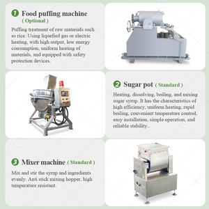 Small Cereal Cholet Forming Chocolate Cutting Muesli Peanut Nougat Pressing Food Make Nut Bar Machine - Product Image 4
