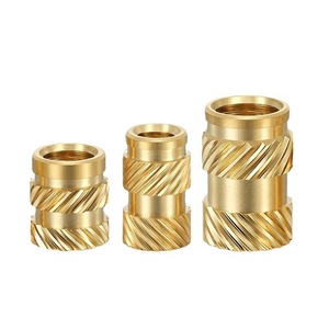 M4 thông qua lỗ Trái Đất nóng chảy Nut tiêm đúc Twill Knurled Nut Đồng chèn Đồng chèn trong đồng thau - Product Image 1