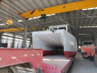 Catamarans en aluminium de 9.8m pouvant être personnalisés sur demande