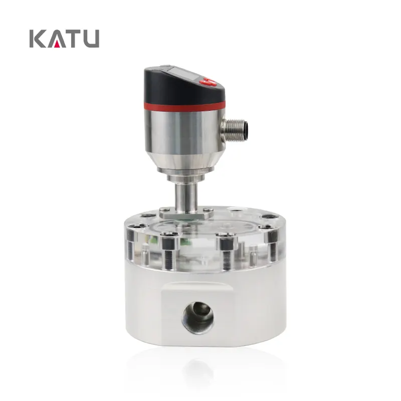 KATUブランドFM500-M4モデル0.1L-4L/min小流量測定精度0.5% 高圧楕円歯車流量計