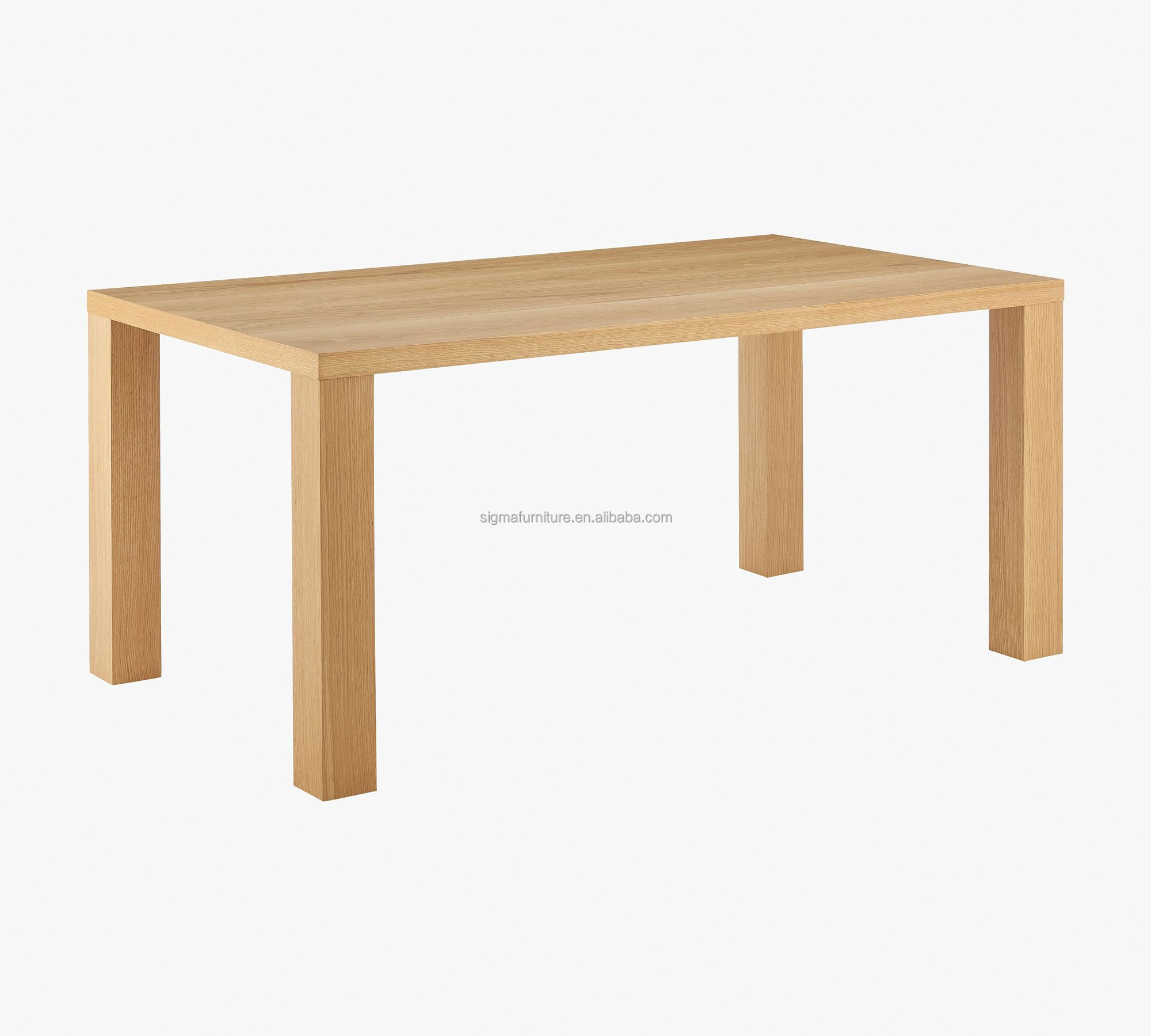 Most popular modern living room furniture rectangle wooden dining table