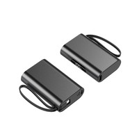 Kit de batterie externe portable DIY compact en alliage d'aluminium à charge rapide 10 000 mAh 22,5 W avec batterie 21700 pour mobile