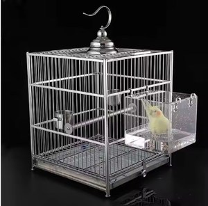 Groothandel Custom Duurzaam Transparant Vogel Papegaai Douchekooi Opknoping Vogel Bad Kooi Voor Kleine Vogel - Product Image 5