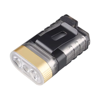 Lampe torche LED rechargeable au lithium multifonction, lampe torche UV, lumière d'avertissement, lampe de travail magnétique, EDC IP55, aluminium