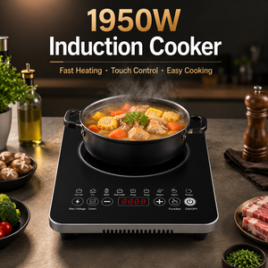 Table de cuisson à induction électrique en céramique à brûleur unique, résistante aux rayures, étanche, pour usage domestique, vente en gros d'usine, abordable KI02021 - Product Image 2