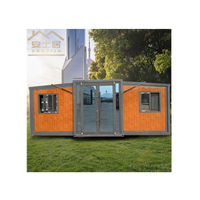 Maison conteneur extensible à faible coût Structure préfabriquée en acier et panneau sandwich pour hôtels en Tunisie et au Mexique