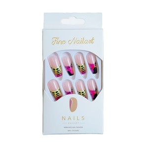 <span class=keywords><strong>Uñas</strong></span> postizas <span class=keywords><strong>de</strong></span> neón con diseño <span class=keywords><strong>de</strong></span> telaraña, largas, estilo ataúd, con punta francesa, degradado rosa, <span class=keywords><strong>amarillo</strong></span> y negro, <span class=keywords><strong>de</strong></span> acrílico, para mujer - Product Image 5