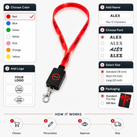 Colliers lumineux LED clignotants personnalisés en gros, colorés, portables, pour femmes, pour Halloween, fêtes, jouets de carnaval