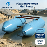 Pompe à boues flottante pour le désassainissement des étangs de poissons et de crevettes, sans vidange de l'eau de l'étang, pompe à boues pour l'aquaculture