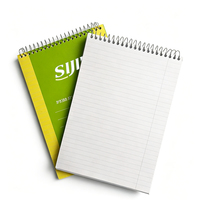 Carnet à spirale B5 en gros, 120 pages, reliure supérieure, ligné, pour étudiants, couverture hébraïque, fournitures scolaires