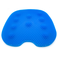 Prévention des plaies de pression Blue Tpe Grid Honeycomb Gel Coussin de siège anti-pression pour le bureau