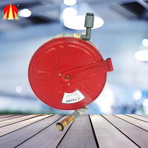 Matériel de lutte contre l'incendie : Dérouleur de tuyau d'incendie plat <span class=keywords><strong>auto</strong></span>-rétractable pour jardin, en polyuréthane rouge, 19mm/25mm/33mm, <span class=keywords><strong>25m</strong></span>/30m, facile à utiliser - Product Image 2