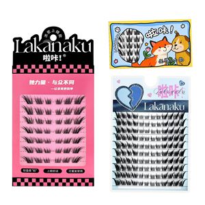 Pestañas postizas Lakanaku, estilo ojo de zorro, reutilizables, tira completa para mujer - Product Image 1