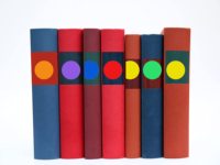 Etiquetas Adhesivas Redondas de 1 Pulgada, 9 Colores Surtidos, Etiquetas para Escribir, Etiquetas de Codificación Autoadhesivas para Papelería de Oficina - 500/Rollo
