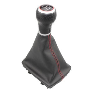 Perilla de cambio de marchas de 5/6 velocidades, palanca de palo, Polaina, línea roja, cubierta de maletero para <span class=keywords><strong>Audi</strong></span> <span class=keywords><strong>A4</strong></span> S4 B8 8K A5 Q5 <span class=keywords><strong>s</strong></span>-<span class=keywords><strong>line</strong></span> 07-15 de cuero - Product Image 4