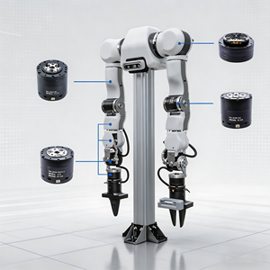 Plataforma Robótica de Doble Brazo con IA Incorporada, Sistema de Entrenamiento en Robótica Compatible con ROS, Manipulación para Investigación y Desarrollo, Robot de Investigación - Product Image 1