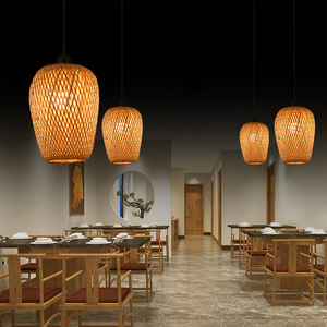 <span class=keywords><strong>Lampadario</strong></span> di arte di bambù rurale creativo del sud-est asiatico della lanterna decorativa tessuta fatta a mano di stile giapponese per il ristorante - Product Image 4