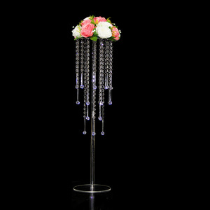 Hot Sale Elegant Crystal-Clear Acrylic <strong>Flower</strong> Stands As Wedding Centerpieces Decorative Wedding <strong>Light</strong> - Product Image 2