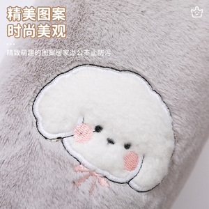 Women's Long Sleeve Gloves <b>Blush</b> Bear Gray Keep Warm For Sports And Office Use - Product Image 3