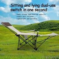 2025 Chaise inclinable portable pliante de camping de haute qualité Offre Spéciale la plus populaire