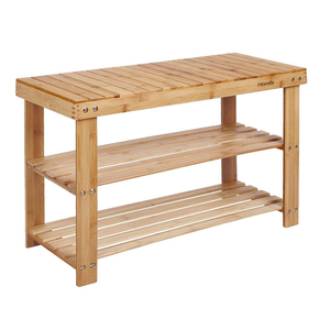 Vente en gros antique étagère à <span class=keywords><strong>chaussures</strong></span> siège de <span class=keywords><strong>rangement</strong></span> 3 niveaux utilitaire <span class=keywords><strong>banc</strong></span> en bambou en bois 2019 organisateur de <span class=keywords><strong>chaussures</strong></span> tenir les <span class=keywords><strong>chaussures</strong></span> - Product Image 1