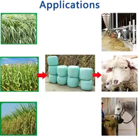 Presse à balles d'ensilage automatique à moteur diesel, équipement d'emballage et de conditionnement de balles de foin rondes pour la paille de maïs et l'alimentation du bétail, à vendre au Kenya