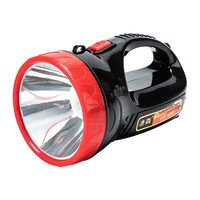 Lampe de poche LED haute puissance rechargeable en ABS, éclairage puissant, indice de protection IP20, portée de 500 m, portable, pour patrouille extérieure et lutte contre les incendies