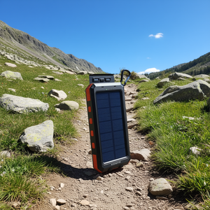 Chargeur solaire SolPro 10K à charge rapide PD, haute efficacité, batterie externe portable, noir orange - Product Image 2