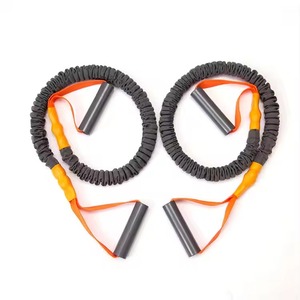 Banda de Resistencia Elástica de Látex Personalizada <span class=keywords><strong>con</strong></span> Asa, Banda de Resistencia Larga de Tela para Entrenamiento, Cuerdas de Resistencia para <span class=keywords><strong>Ejercicios</strong></span> de Hombros - Product Image 1