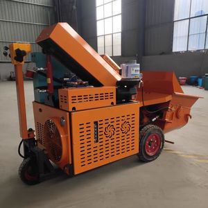 Máy bơm bê tông diesel nhỏ hiệu suất cao - Giá máy bơm bê tông diesel mini - Máy bơm bê tông vữa có điều khiển từ xa - Product Image 2