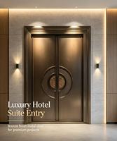 Porte d'entrée principale de villa européenne classique de luxe en bronze antique, circulaire, sculptée, en fonte d'aluminium, double, sur mesure, style rétro pour chambre à coucher