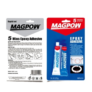MAGPOW MPA101 adesivo in <span class=keywords><strong>resina</strong></span> <span class=keywords><strong>epossidica</strong></span> bicomponente trasparente ad alta adesione <span class=keywords><strong>per</strong></span> <span class=keywords><strong>acciaio</strong></span> - Product Image 4