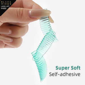 Coquilles Coussinets de levage de cils Tiges de levage de cils Boucliers <span class=keywords><strong>Silicone</strong></span> super doux auto-adhésif - Product Image 5