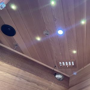 Nouvelle salle de sauna intérieure populaire en bois de pruche Sauna infrarouge à domicile pour 2 personnes - Product Image 6
