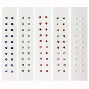 Herramientas de masaje de orejas chinas desechables amigables con la piel, semillas de oreja de oro/plata/cristal, acupuntura presionando frijoles en los puntos de las orejas - Product Image 6