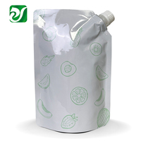 Sachet d'emballage de 1 kg de protéines de lactosérum, pochette personnalisée en aluminium avec bec verseur pour liquides, poudres et solides