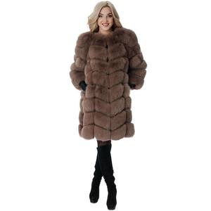 Cappotto Lungo in Finta Pelliccia di Volpe per Donna, Nuovo Modello Autunno Inverno, Spesso e Caldo - Product Image 5
