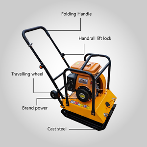 Chất lượng cao xây dựng nhỏ xăng & DIESEL tay máy Đầm nhựa đường & đất tấm Máy đầm với thành phần động cơ cốt lõi - Product Image 4