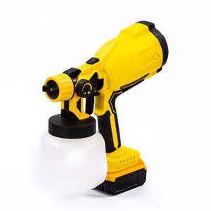Pistolet pulvérisateur de peinture sans air au lithium 21V de qualité professionnelle, portable, pour murs, capacité du godet 100 ml, 250 psi, moteur à balais - Product Image 4