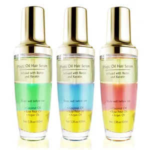 Commercio all'ingrosso di Olio di Argan Naturale Trio Magico Dei Capelli Olio Siero Nutriente Riparare I Capelli Danneggiati Olio Per Capelli di Lusso