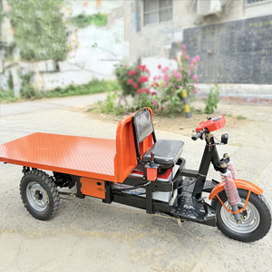 Camion de fret à plat Tricycle électrique 60v avec <span class=keywords><strong>remorque</strong></span> de cargaison à corps ouvert pour le transport Capacité de charge élevée - Product Image 5