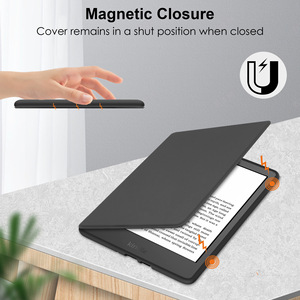 Étui intelligent personnalisé en cuir PU avec fonction magnétique et dos transparent pour <span class=keywords><strong>Kindle</strong></span> 6.8 "<span class=keywords><strong>Paperwhite</strong></span> 11e génération <span class=keywords><strong>2021</strong></span> - Product Image 5