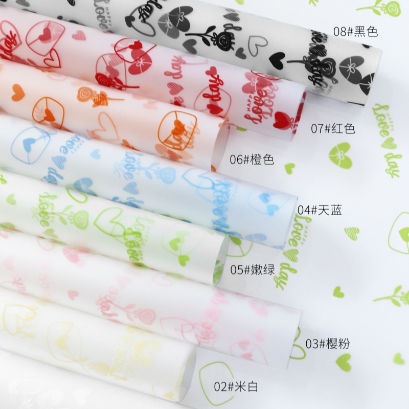 Shinewrap Factory Low Price New Design Flower Wrapping Paper Sheet Bouquet Florist Gift Packing Paper Matt Film Wrapping Paper